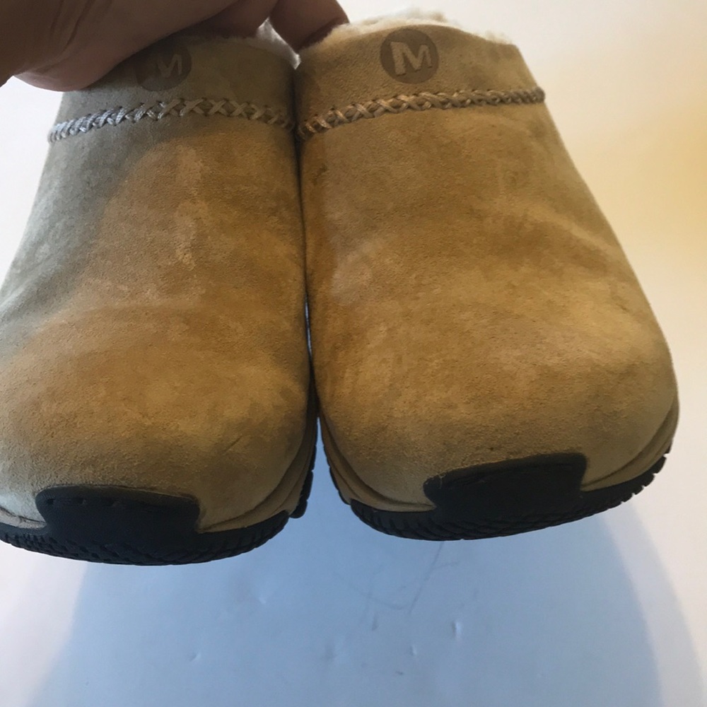 Merrel Chill Stitch Sheep Wool Lined Suede Slip On View 5